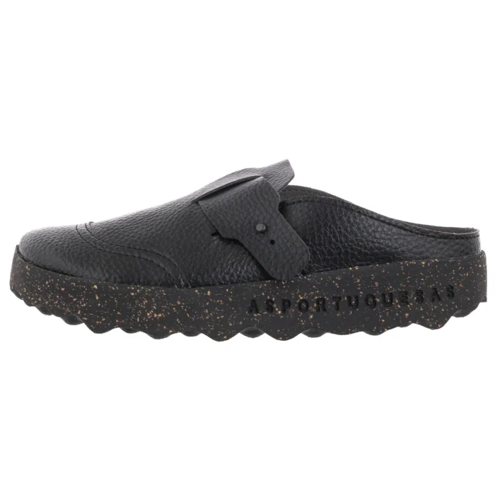 Klapki Asportuguesas Cole L Eco Leat Black P018213000 – zdjęcie 2