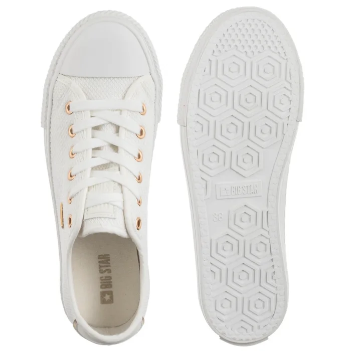 Trampki Big Star Białe RR274766 – zdjęcie 5