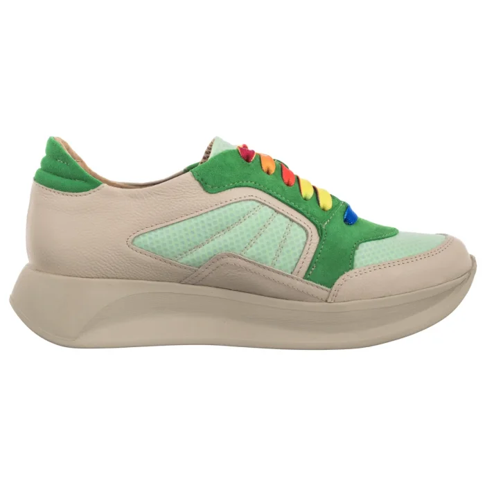 Sneakersy Maciejka Zielone+Beż 06873-09/00-7 – zdjęcie 3
