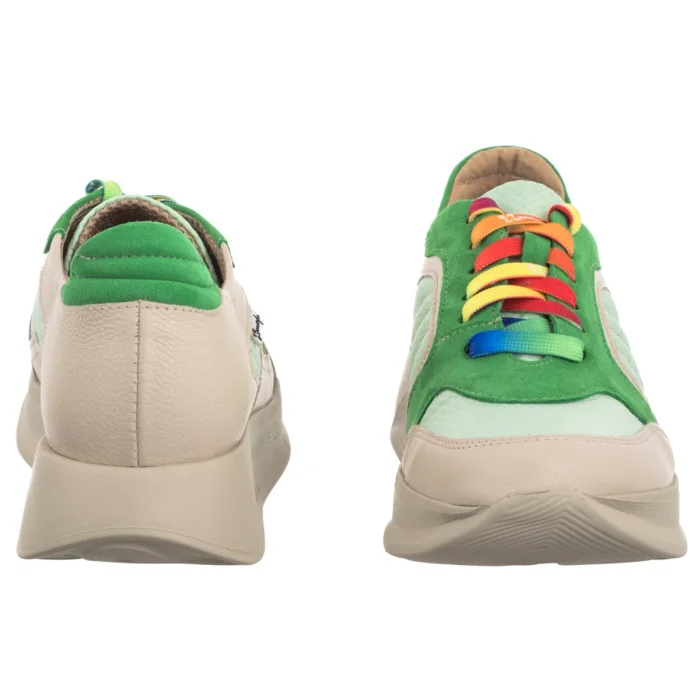 Sneakersy Maciejka Zielone+Beż 06873-09/00-7 – zdjęcie 4