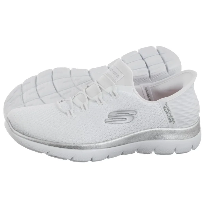 Buty Sportowe Skechers Summits Diamond Dream Slip-Ins White/Silver 150123/WSL – zdjęcie 1