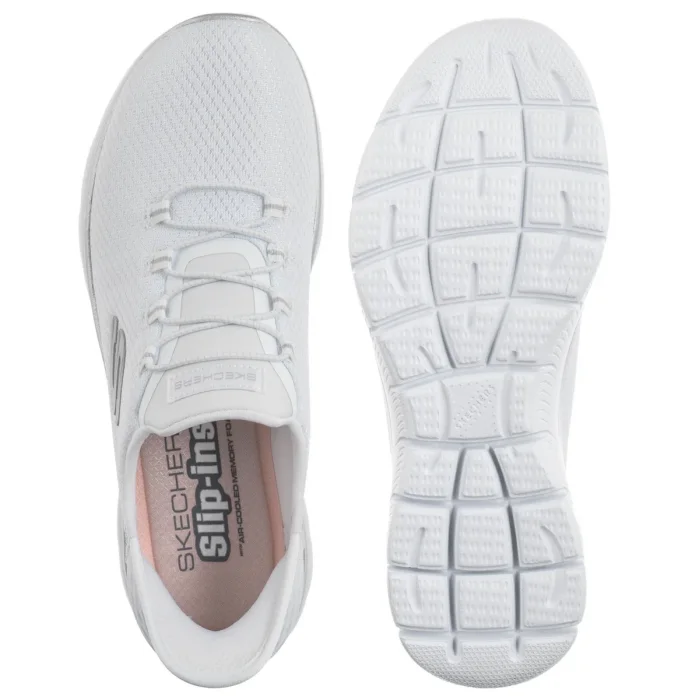 Buty Sportowe Skechers Summits Diamond Dream Slip-Ins White/Silver 150123/WSL – zdjęcie 5