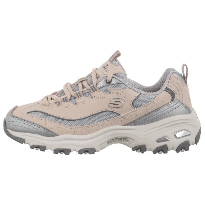Sneakersy Skechers D'Lites - Chromatic Natural/Silver 150246/NTSL – zdjęcie 2