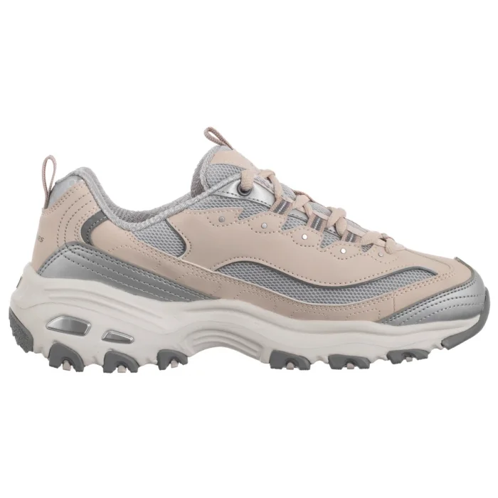 Sneakersy Skechers D'Lites - Chromatic Natural/Silver 150246/NTSL – zdjęcie 3