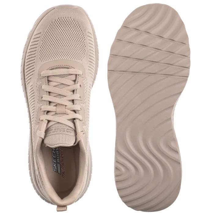 Buty Sportowe Skechers Bobs Squad Chaos - Face Off Natural 117209/NUDE – zdjęcie 5