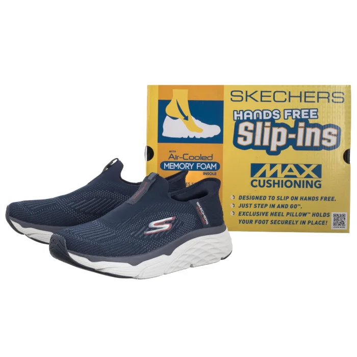 Sneakersy Skechers Max Cushioning Elite Slip-Ins Advantageous Navy 220389/NVY – zdjęcie 6