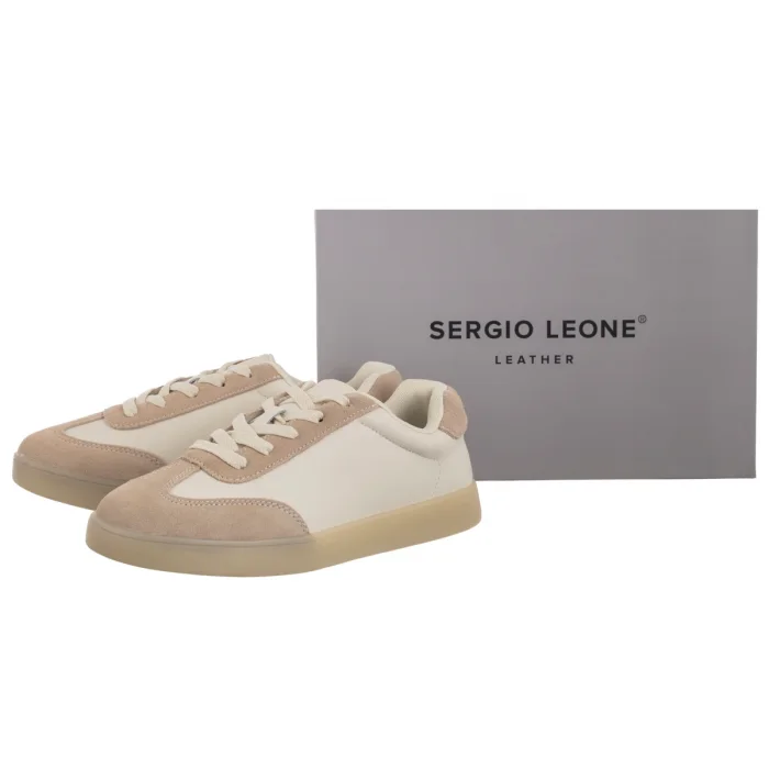 Półbuty Sergio Leone Beżowe SP 118 – zdjęcie 6