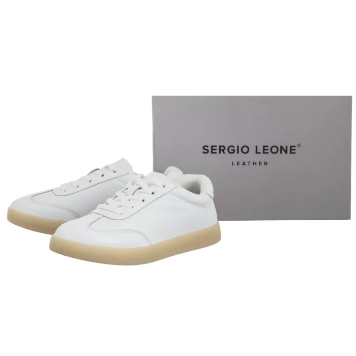 Półbuty Sergio Leone Białe SP 118 – zdjęcie 6