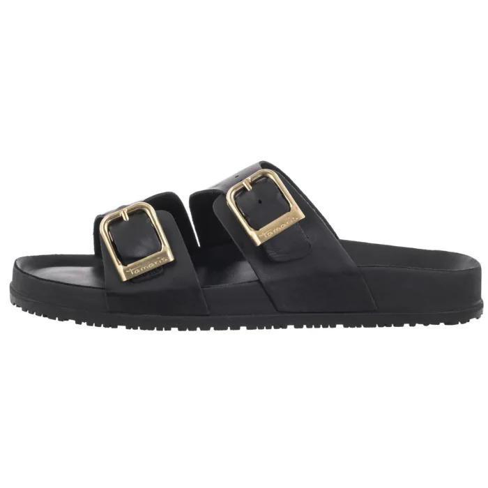 Klapki Tamaris Czarne 1-27500-44 003 Black Leather – zdjęcie 2