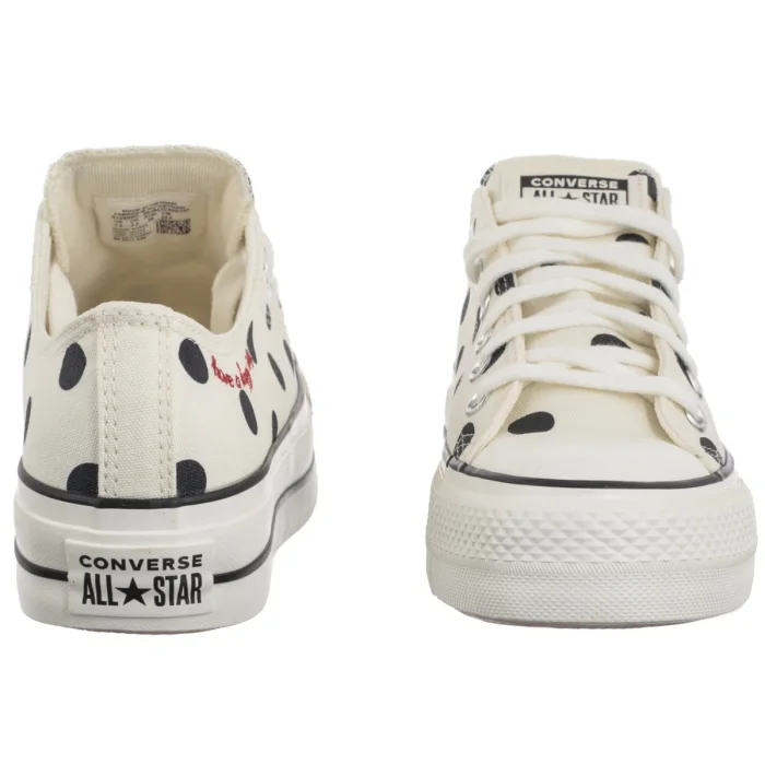 Trampki Converse CTAS Lift Ox Egret/Black/Days Ahead A10689C – zdjęcie 4