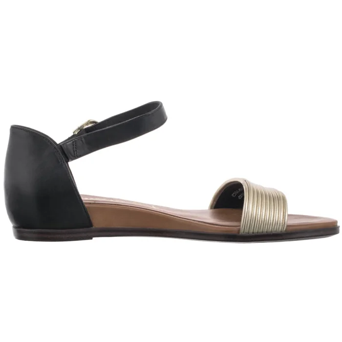 Sandały Tamaris Czarne/Złote 1-28110-42 098 Black Comb – zdjęcie 3