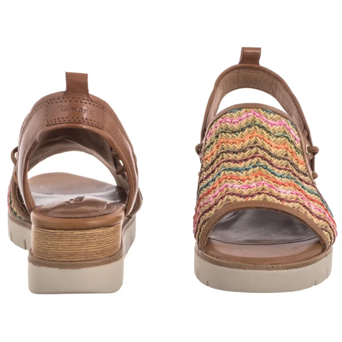 Sandały Tamaris Brązowe/Multikolor 1-28240-44 902 Multicolor – zdjęcie 4