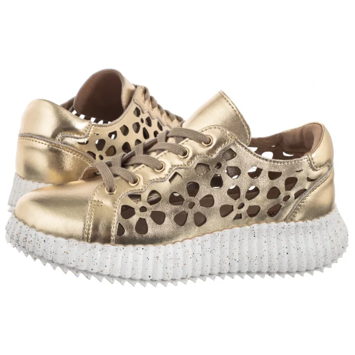 Sneakersy Artiker Złote 56C1170 – zdjęcie 1