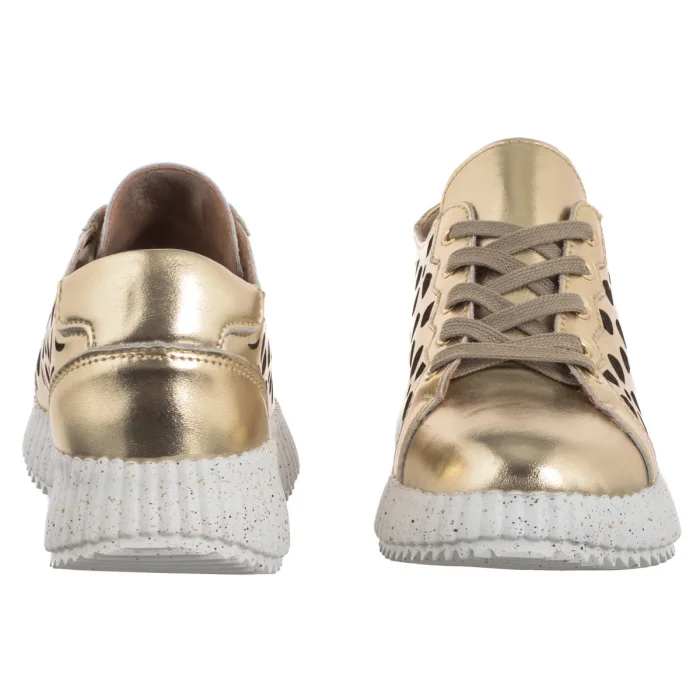 Sneakersy Artiker Złote 56C1170 – zdjęcie 4