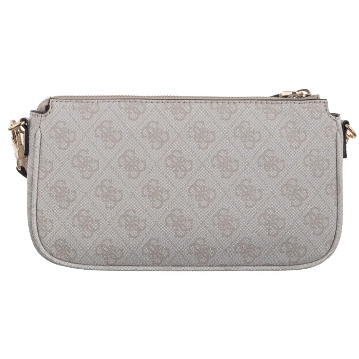 Torebka Listonoszka Guess Noelle Dbl Pouch Crossbody HWBG78 79710 Bone Logo – zdjęcie 2