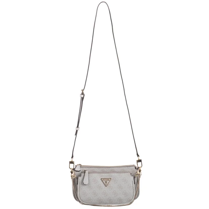 Torebka Listonoszka Guess Noelle Dbl Pouch Crossbody HWBG78 79710 Bone Logo – zdjęcie 5