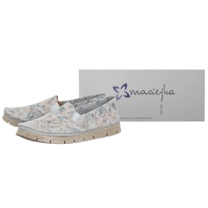 Półbuty Maciejka Kwiaty Pastelowe 03512-66/00-0 – zdjęcie 6