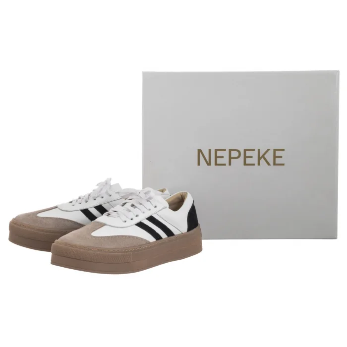 Półbuty Nepeke Goran White/Black – zdjęcie 6