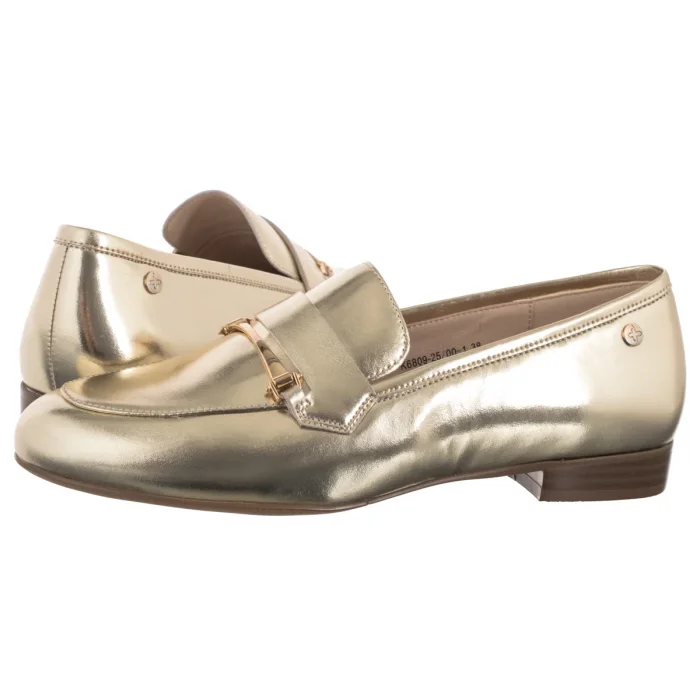 Mokasyny Maciejka Złote K6809-25/00-1 – zdjęcie 1