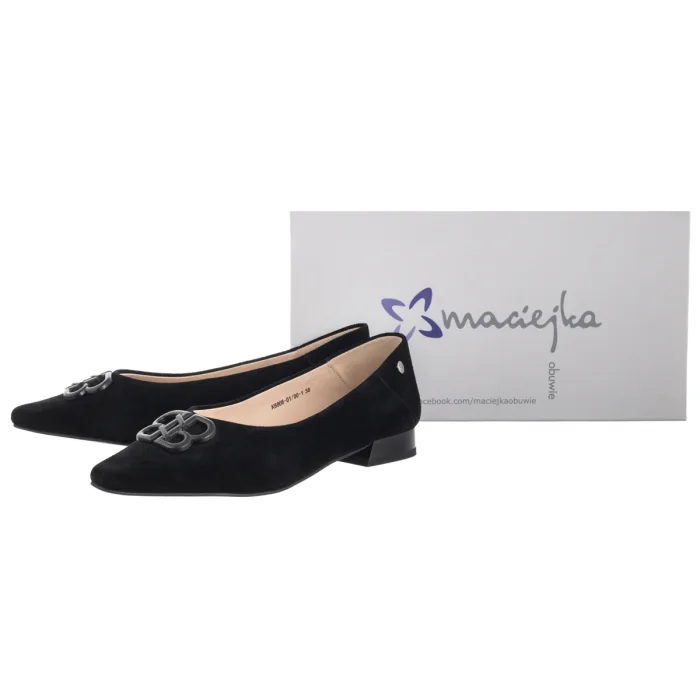 Baleriny Maciejka Czarne K6806-01/00-1 – zdjęcie 6