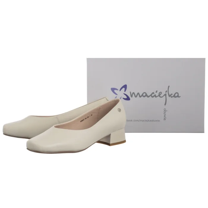 Półbuty Maciejka Beżowe K6805-04/00-1 – zdjęcie 6