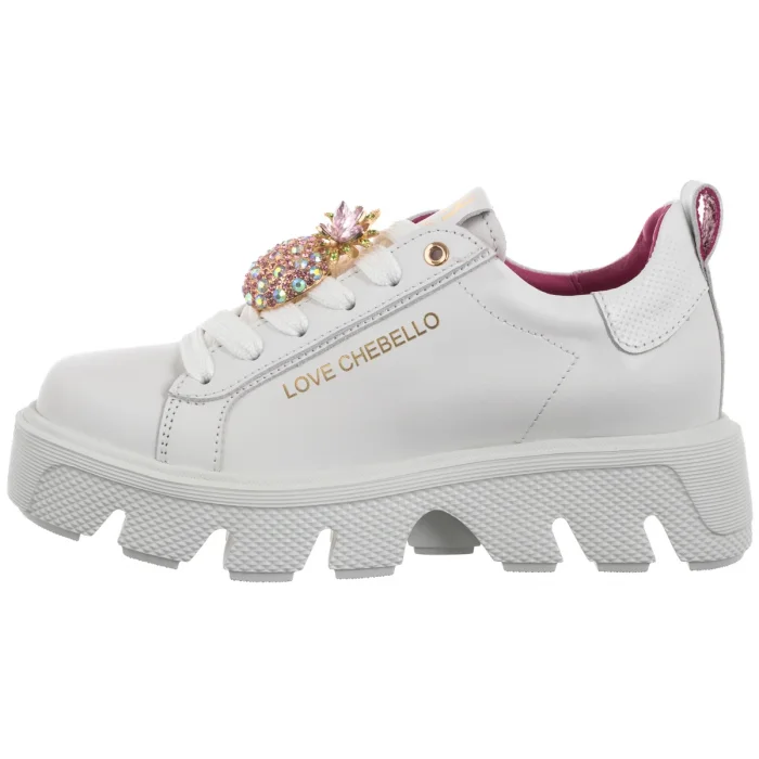 Sneakersy CheBello Białe 4651-059-000-PSK-S388 – zdjęcie 2