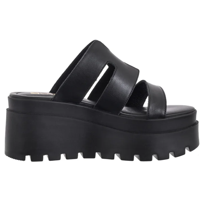 Klapki Carinii Czarne B10111-E50-000-000-G06 – zdjęcie 3