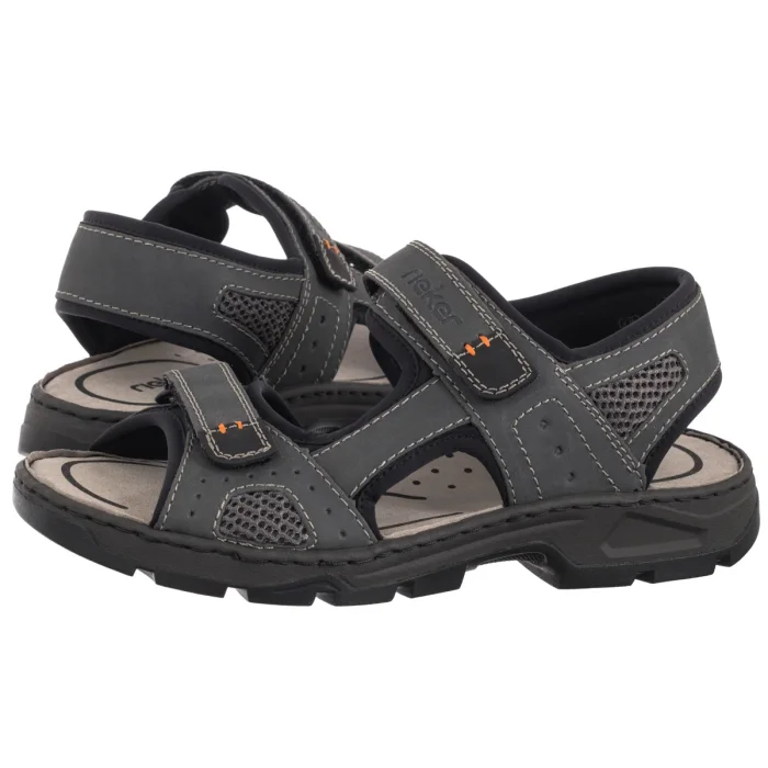 Sandały Rieker Szare 26156-47 Grey – zdjęcie 1
