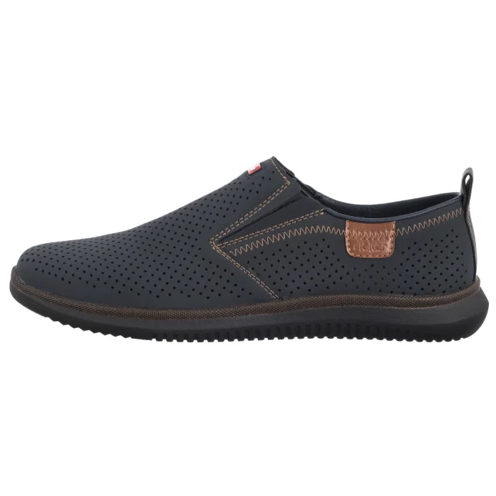 Mokasyny Rieker Granatowe 10452-14 Blue – zdjęcie 2