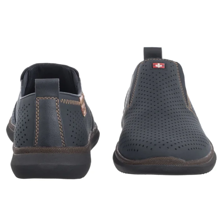 Mokasyny Rieker Granatowe 10452-14 Blue – zdjęcie 4