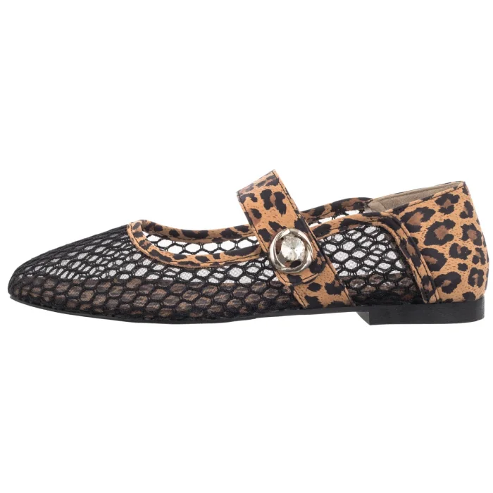 Baleriny Venezia Czarne/Brązowe L075MTBBOBA033 – zdjęcie 2