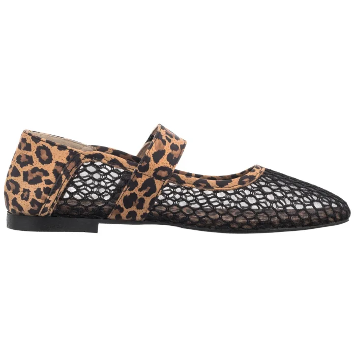 Baleriny Venezia Czarne/Brązowe L075MTBBOBA033 – zdjęcie 3