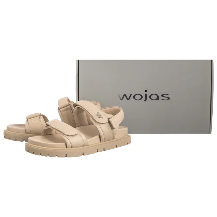 Sandały Wojas Beżowe 76167-54 – zdjęcie 6