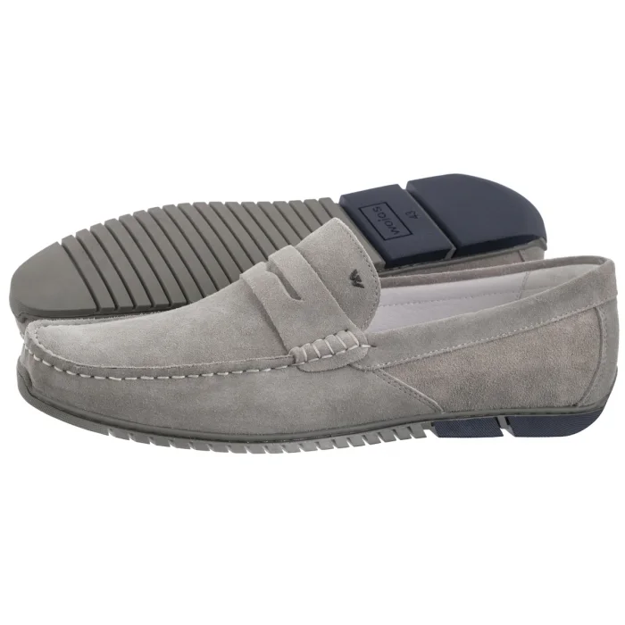 Mokasyny Wojas Popielate 10191-60 – zdjęcie 1