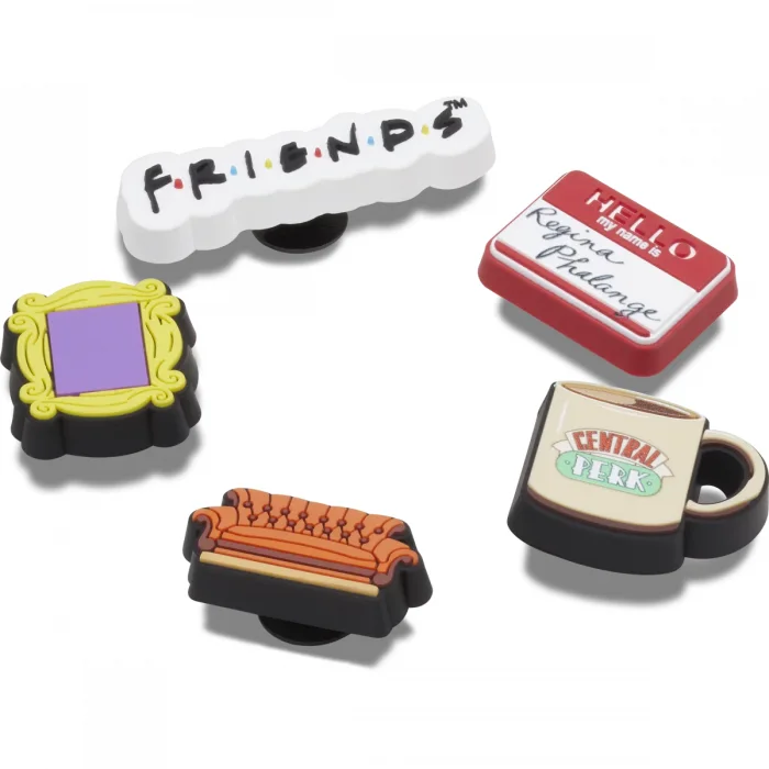 Zestaw 5 przypinek Crocs Jibbitz™ Friends 5-Pack 10012079 – zdjęcie 2