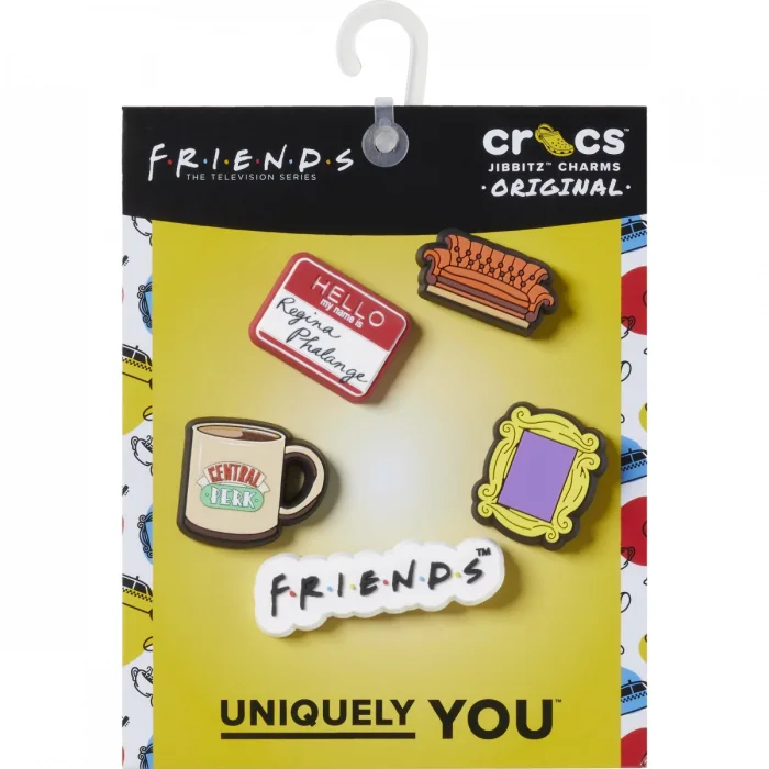 Zestaw 5 przypinek Crocs Jibbitz™ Friends 5-Pack 10012079 – zdjęcie 4