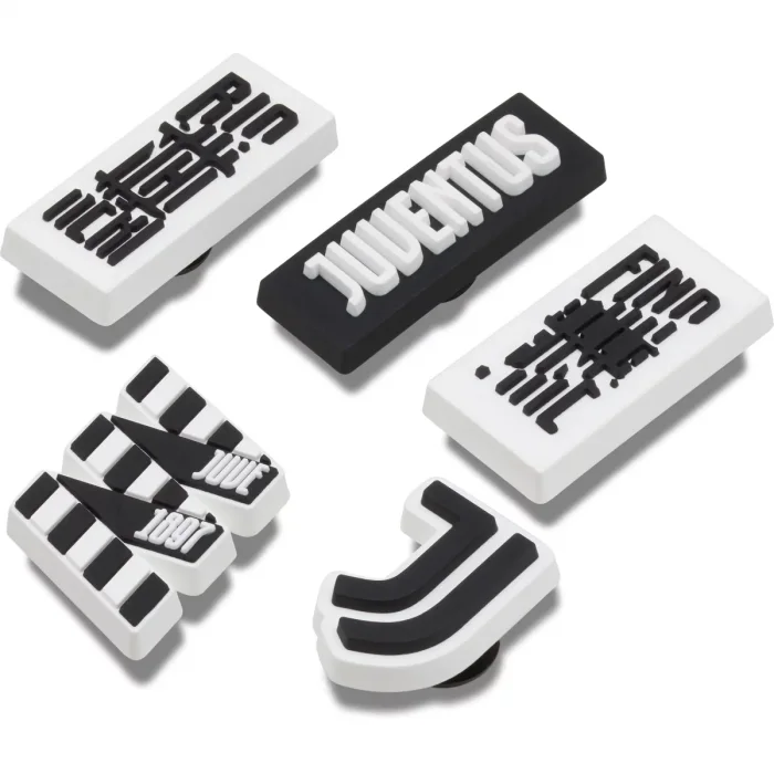 Zestaw 5 przypinek Crocs Jibbitz™ Juventus 5-Pack 10012073 – zdjęcie 2