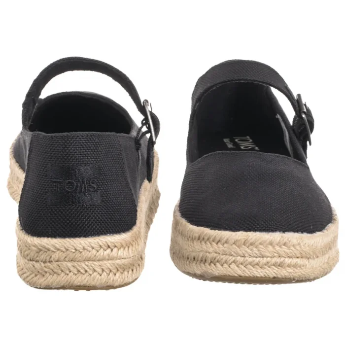 Espadryle Toms Carolina Mary Jane Black Heavy Canvas 10021878 – zdjęcie 4