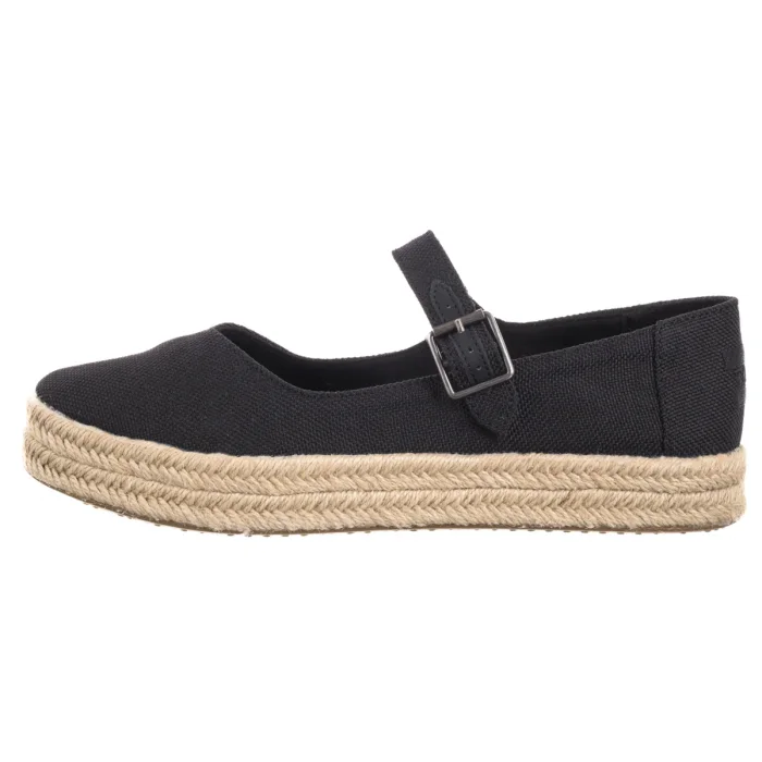Espadryle Toms Carolina Mary Jane Black Heavy Canvas 10021878 – zdjęcie 2
