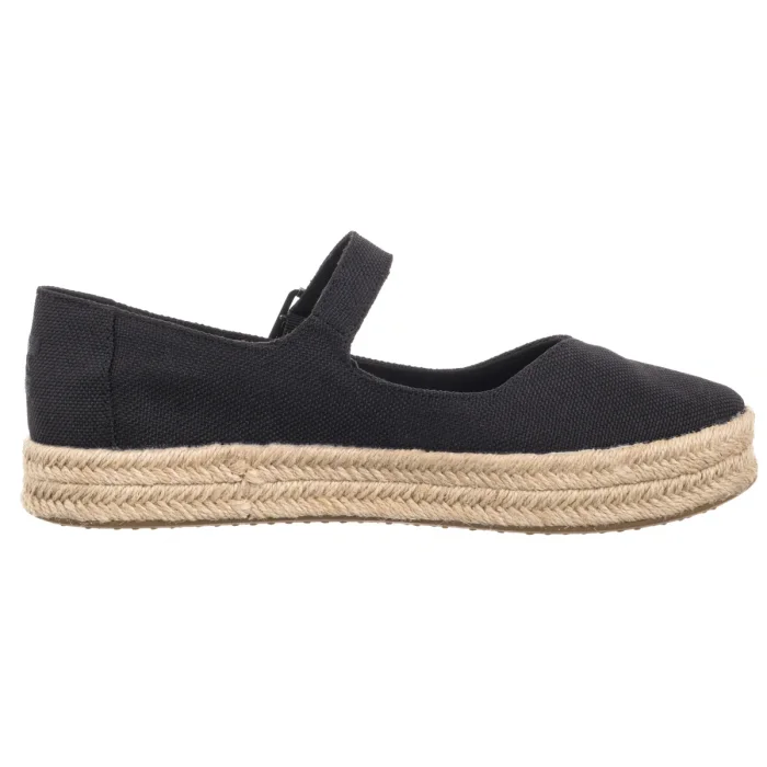 Espadryle Toms Carolina Mary Jane Black Heavy Canvas 10021878 – zdjęcie 3