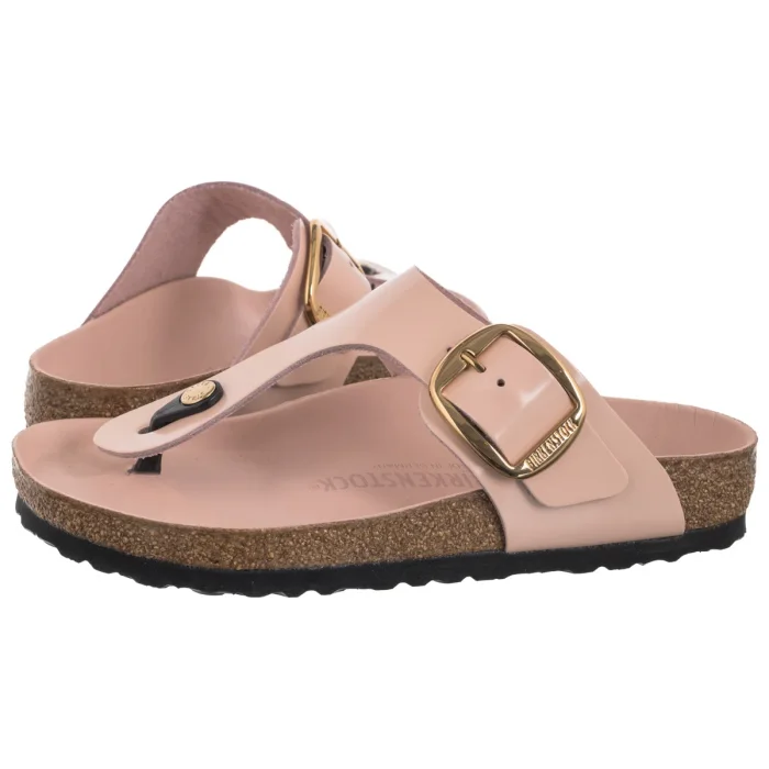 Japonki Birkenstock Gizeh Big Buckle High-Shine Light Rose 1029412 – zdjęcie 1