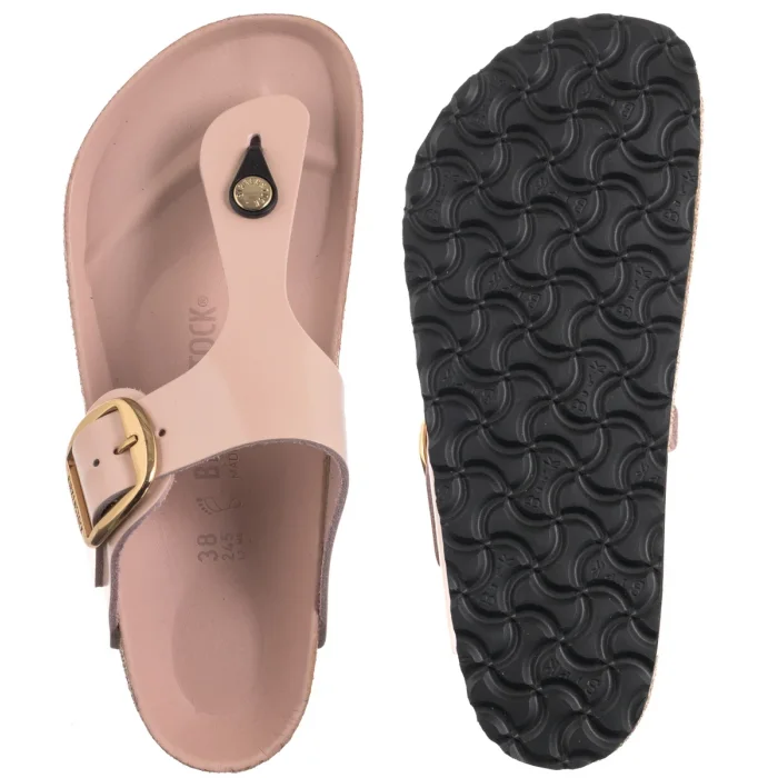 Japonki Birkenstock Gizeh Big Buckle High-Shine Light Rose 1029412 – zdjęcie 5