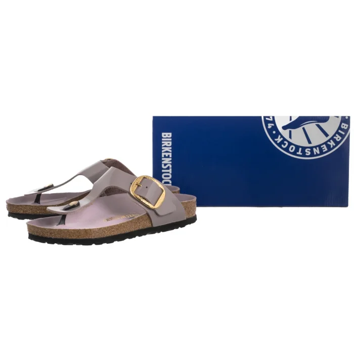 Japonki Birkenstock Gizeh Big Buckle High-Shine Faded Purple 1029804 – zdjęcie 6