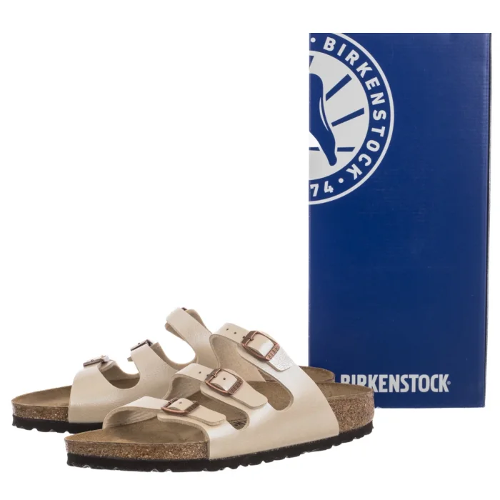Klapki Birkenstock Florida Bs Graceful Pearl White 1029818 – zdjęcie 6