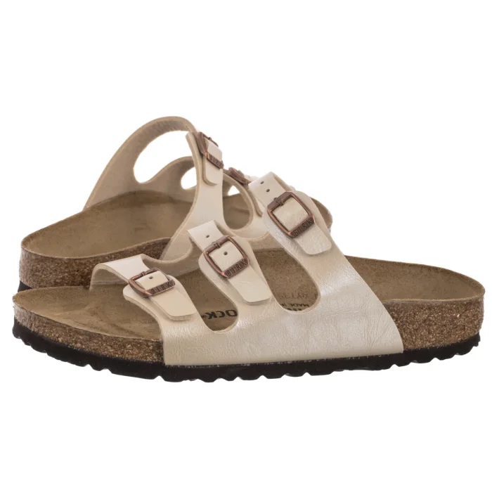 Klapki Birkenstock Florida Bs Graceful Pearl White 1029818 – zdjęcie 1
