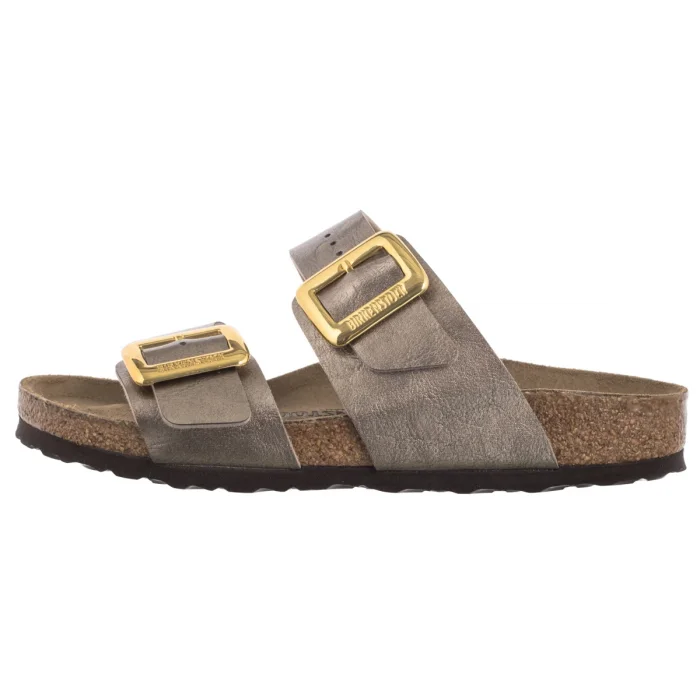 Klapki Birkenstock Sydney Cushion Buckle Graceful Taupe 1029372 – zdjęcie 2