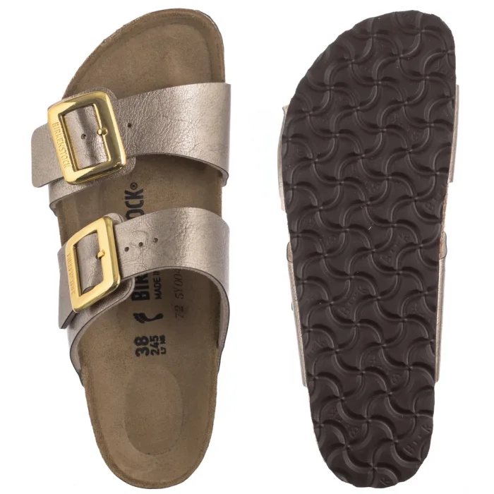 Klapki Birkenstock Sydney Cushion Buckle Graceful Taupe 1029372 – zdjęcie 5
