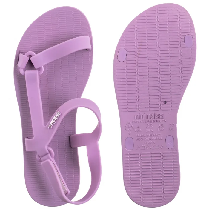 Sandały Melissa Mini Melissa Sun Downtown Inf 35768/AS235 Lilac – zdjęcie 5
