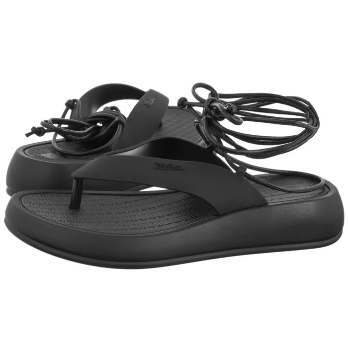 Sandały Melissa Sun Resort AD 35960/BC833 Black – zdjęcie 1