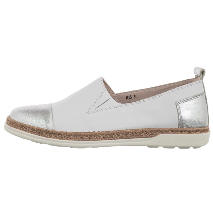 Mokasyny Venezia Białe M001LEWSOBM089 – zdjęcie 2